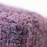 CHANEL Handbag Purple Tweed Quilted 19 Flap Large Mixed Hardware - Redeluxe