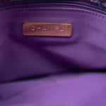 CHANEL Handbag Purple Tweed Quilted 19 Flap Large Mixed Hardware - Redeluxe