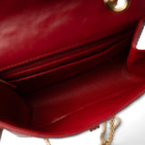 CHANEL Handbag Red 19A Red Aged Calfskin Quilted Mini Reissue Flap - Redeluxe