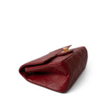 CHANEL Handbag Red 19A Red Aged Calfskin Quilted Mini Reissue Flap - Redeluxe