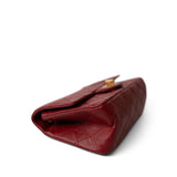 CHANEL Handbag Red 19A Red Aged Calfskin Quilted Mini Reissue Flap - Redeluxe