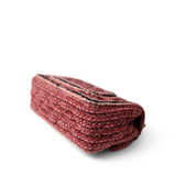 CHANEL Handbag Red Braided Red / Multicolor Tweed Mini Rectangular Flap Aged Gold Hardware - Redeluxe