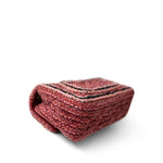 CHANEL Handbag Red Braided Red / Multicolor Tweed Mini Rectangular Flap Aged Gold Hardware - Redeluxe