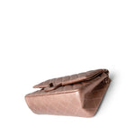 CHANEL Handbag Rose 2.55 Rose Gold Grained Calfskin Quilted Medium Double Flap - Redeluxe