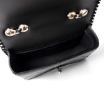 CHANEL Handbag Seasonal / Black 23A Black Lambskin Quilted Full Flap Bag Light Gols Hardware - Redeluxe