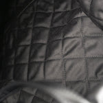 CHANEL Handbag So Black Calfskin Quilted Drawstring 22 Bag medium Black Hardware - Redeluxe