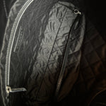 CHANEL Handbag So Black Calfskin Quilted Drawstring 22 Bag small Black Hardware - Redeluxe