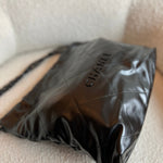 CHANEL Handbag So Black Calfskin Quilted Drawstring 22 Bag small Black Hardware - Redeluxe