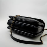 CHANEL Handbag Trendy CC Black Lambskin Black Lambskin Quilted Small Light Gold Hardware - Redeluxe