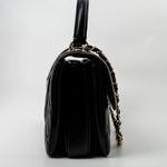 CHANEL Handbag Trendy CC Black Lambskin Black Lambskin Quilted Small Light Gold Hardware - Redeluxe