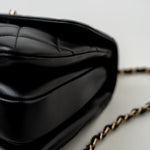 CHANEL Handbag Trendy CC Black Lambskin Black Lambskin Quilted Small Light Gold Hardware - Redeluxe