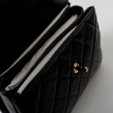 CHANEL Handbag Trendy CC Black Lambskin Black Lambskin Quilted Small Light Gold Hardware - Redeluxe