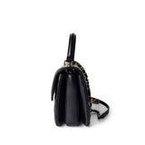 CHANEL Handbag Trendy CC / Black Trendy CC Black Lambskin Quilted Small Light Gold Hardware - Redeluxe
