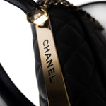 CHANEL Handbag Trendy CC / Black Trendy CC Black Lambskin Quilted Small Light Gold Hardware - Redeluxe
