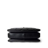 CHANEL Handbag Trendy CC / Black Trendy CC Black Lambskin Quilted Small Light Gold Hardware - Redeluxe