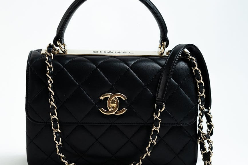 CHANEL Handbag Trendy CC Small Black Lambskin Quilted LGHW - Redeluxe