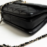 CHANEL Handbag Trendy CC Small Black Lambskin Quilted LGHW - Redeluxe