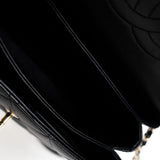 CHANEL Handbag Trendy CC Small Black Lambskin Quilted LGHW - Redeluxe