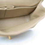 CHANEL Handbag Vintage Beige Lambskin Quilted Classic Flap Small Gold Hardware - Redeluxe