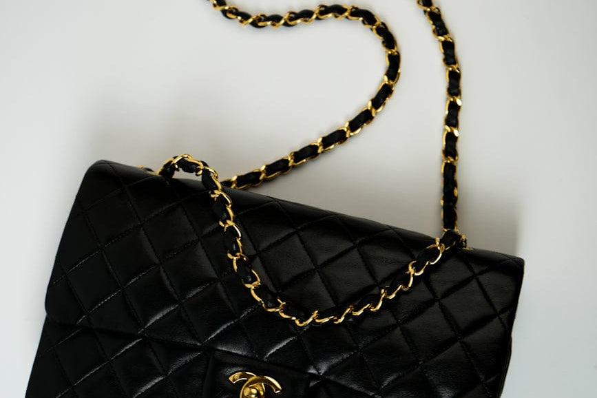 CHANEL Handbag Vintage Black Medium Lambskin Quilted Classic Flap GHW - Redeluxe