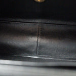 CHANEL Handbag Vintage Black Velvet Matelasse Jumbo Single Flap - Redeluxe