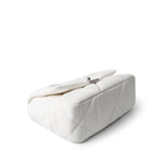 CHANEL Handbag White / 19 22S White Lambskin Quilted 19 Flap Small Reverse Mixed Hardware - Redeluxe