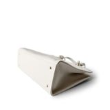 CHANEL Handbag White Chanel 22P Small White Zipped Shopping Bag - Redeluxe