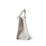 CHANEL Handbag White Chanel 22P Small White Zipped Shopping Bag - Redeluxe