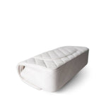 CHANEL Handbag White / classic Flap 22p White/ Ivory Caviar Quilted Classic Flap Medium Light Gold Hardware - Redeluxe