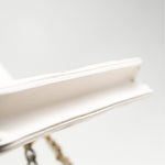 CHANEL Handbag White Lambskin Quilted 19 Wallet on Chain (WOC) - Redeluxe