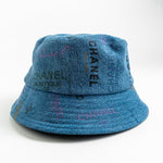 CHANEL Hat Blue 22P Blue Denim Cloche Bucket Hat M - Redeluxe