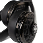 CHANEL Headphones Black Chanel x Monster Black Quilted Headphones w/ Case - Redeluxe