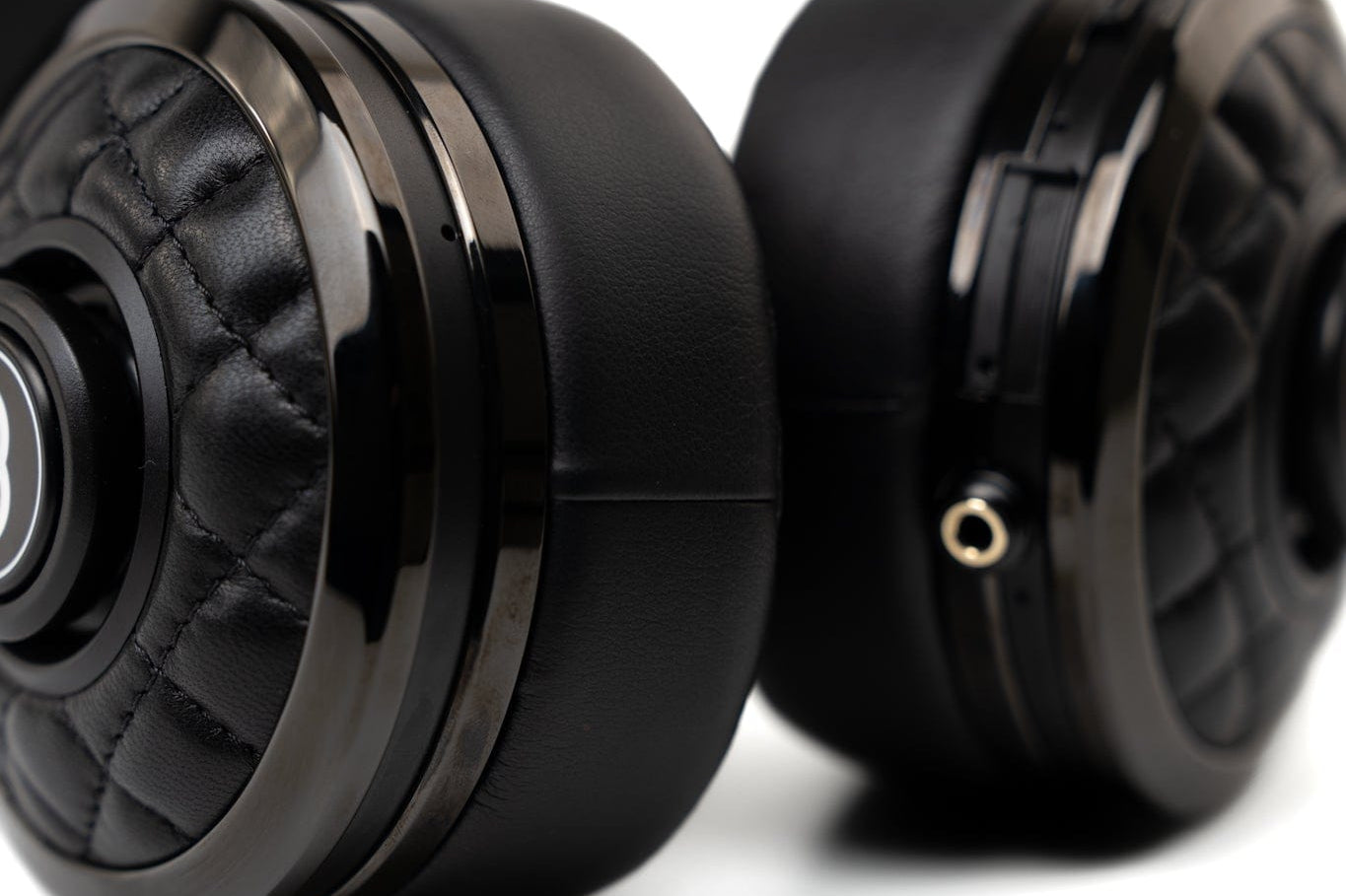 CHANEL Headphones Black Chanel x Monster Black Quilted Headphones w/ Case - Redeluxe