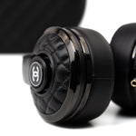 CHANEL Headphones Black Chanel x Monster Black Quilted Headphones w/ Case - Redeluxe