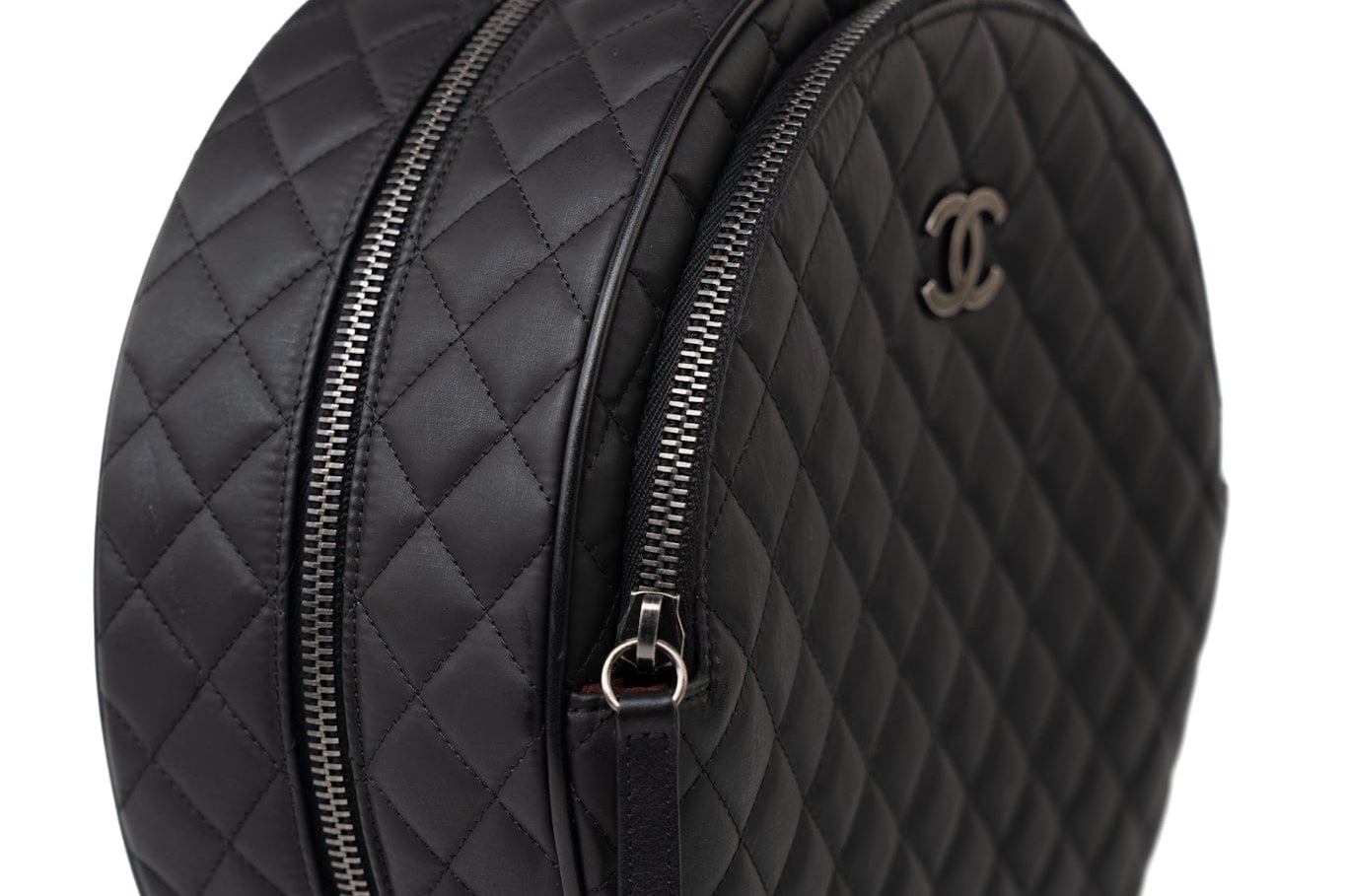 CHANEL Headphones Black Chanel x Monster Black Quilted Headphones w/ Case - Redeluxe