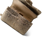 CHANEL Pearl Python Jumbo Classic Flap Light Gold Hardware - Redeluxe