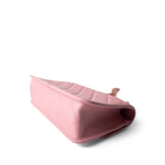 CHANEL Pink 22K Pink Caviar Quilted School Memory Top Handle Flap Aged Gold Hardware - Redeluxe