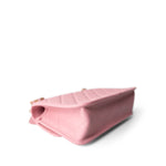 CHANEL Pink 22K Pink Caviar Quilted School Memory Top Handle Flap Aged Gold Hardware - Redeluxe