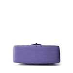 CHANEL Purple 20S Light Purple Lambskin Chevron Mini Rectangular Flap Light Gold Hardware - Redeluxe