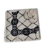 CHANEL Scarf White Cc Square Scarf Ivory - Redeluxe