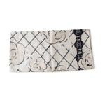 CHANEL Scarf White Cc Square Scarf Ivory - Redeluxe