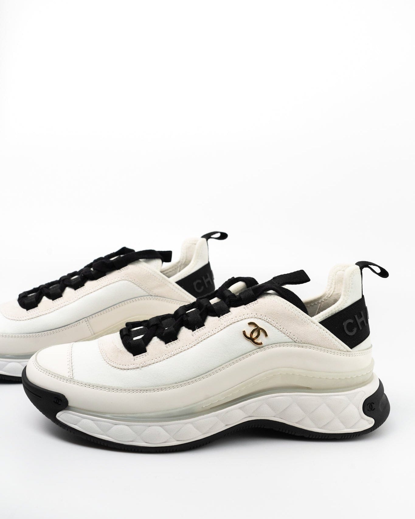 Buy CHANEL Sneakers at SALE Prices | Exclusive White Fabric