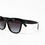 CHANEL Sunglasses Black Black CC Sunglasses 5380-A - Redeluxe
