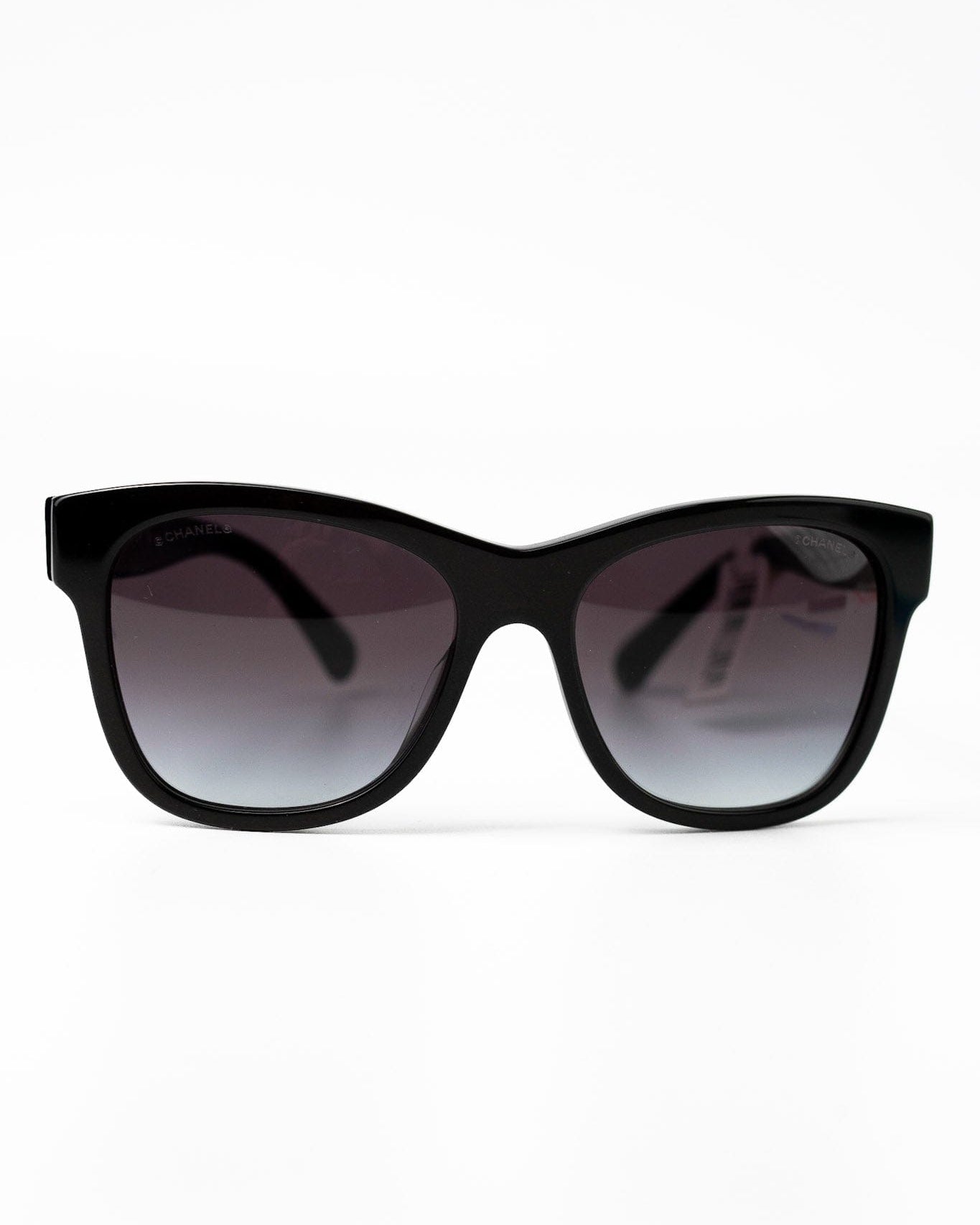 CHANEL Sunglasses Black Black CC Sunglasses 5380-A - Redeluxe