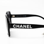 CHANEL Sunglasses Black CC Sunglasses 5408-A - Redeluxe