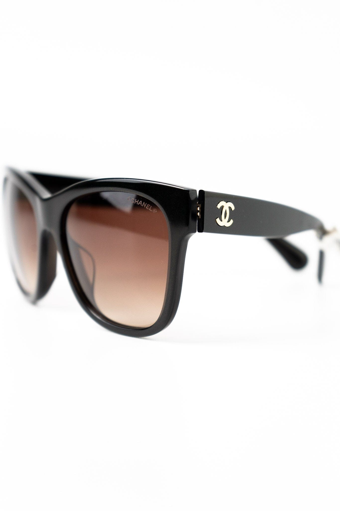 Dark Brown CC Sunglasses 5380 A REDELUXE