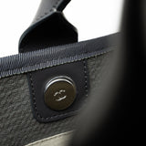 CHANEL Tote 22A Grey Deauville Shopping Tote Small Silver Hardware - Redeluxe