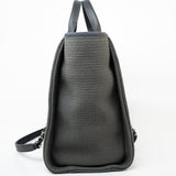 CHANEL Tote 22A Grey Deauville Shopping Tote Small Silver Hardware - Redeluxe