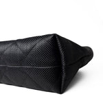 CHANEL Tote 23M Coco Maxi Beach Shopping Tote Black Quilted - Redeluxe