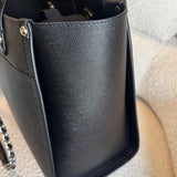 CHANEL Tote Chanel 20P Small/ Medium Deauville Shopping Tote Studded LGHW - Redeluxe